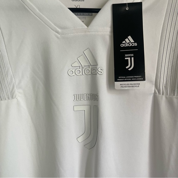 Adidas Juventus Climalite Short Sleeve Stretch Shirt - Picture 3 of 6